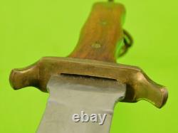 Vintage US WW2 Theater Custom Made Handmade Fighting Knife Dagger with Sheath