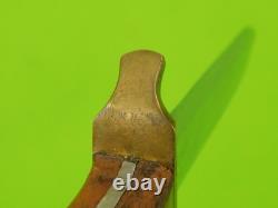 Vintage US WW2 Theater Custom Made Handmade Fighting Knife Dagger with Sheath