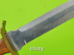 Vintage US WW2 Theater Custom Made Handmade Fighting Knife Dagger with Sheath
