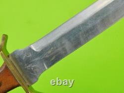 Vintage US WW2 Theater Custom Made Handmade Fighting Knife Dagger with Sheath