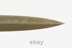 Vintage United Bone Handle Iron Cross Dagger Knife UC328 Sheath & Box 14 5/8