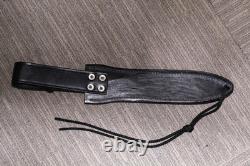 Vintage United Bone Handle Iron Cross Dagger Knife UC328 Sheath & Box 14 5/8