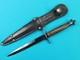 Vintage Unmarked Reproduction Us Case V42 Ww2 Fighting Knife Dagger With Sheath