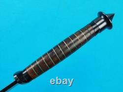 Vintage Unmarked Reproduction US Case V42 WW2 Fighting Knife Dagger with Sheath
