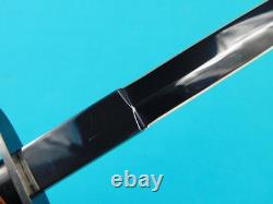 Vintage Unmarked Reproduction US Case V42 WW2 Fighting Knife Dagger with Sheath