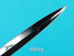 Vintage Unmarked Reproduction US Case V42 WW2 Fighting Knife Dagger with Sheath