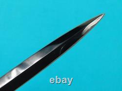 Vintage Unmarked Reproduction US Case V42 WW2 Fighting Knife Dagger with Sheath