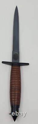 Vintage V42 Style Sheffield Made Stiletto Knife Dagger & Scabbard H. G. Long