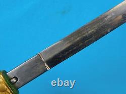 Vintage Very Rare Brazilian Brazil Air Force Dagger Fighting Knife with Scabbard