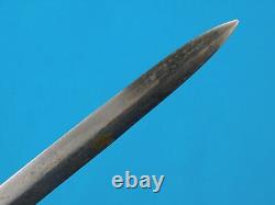 Vintage Very Rare Brazilian Brazil Air Force Dagger Fighting Knife with Scabbard