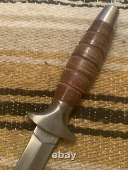 Vintage Vietnam Era Valor Miami Fl. #373 Commando Boot Fighting Dagger Knife