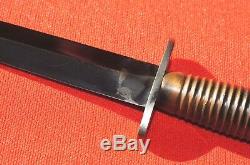 Vintage WW2 Fairbairn Sykes Dagger Fighting Knife England Great Condition
