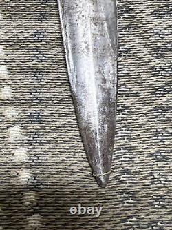 Vintage WWI German MILITARY STILETTO DAGGER KNIFE Dutch WW2 STORMDOLK COMMANDO