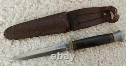 Vintage WWII British England Commando Dagger Fight Knife William Rogers withSheath