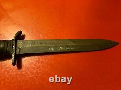 Vintage WWII US M3 IMPERIAL Fighting Knife Dagger M8 Scabbard Sheath