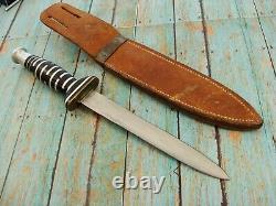 Vintage Ww II German Theater Trench Art Combat Commando Dagger Dirk Knife Knives