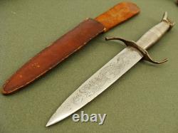 Vintage Ww2 German Fist Pommel Dragon Combat Fighting Dagger Dirk Knife Knives