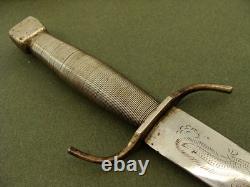 Vintage Ww2 German Fist Pommel Dragon Combat Fighting Dagger Dirk Knife Knives