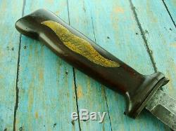 Vintage Ww2 Utica Us M3 Fighting Trench Theater Commando Dagger Combat Knife