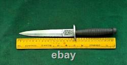 Vintage fairbairn sykes commando british fighting wood handle knife dagger