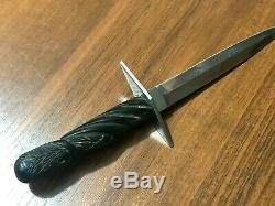 Vintage knife sharpening dagger hand made PRISON