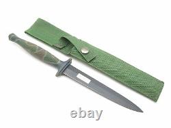 Vtg Fukuta Camo Seki Japan AUS6A Fairbairn Sykes Commando Combat Dagger Knife