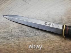 Vtg Ww2 British Taylor Eye Witness Sheffield Combat Trench Fighting Dagger Knife