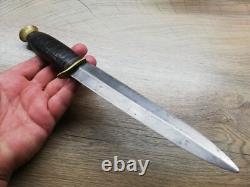 Vtg Ww2 British Taylor Eye Witness Sheffield Combat Trench Fighting Dagger Knife