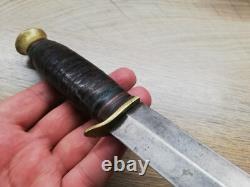 Vtg Ww2 British Taylor Eye Witness Sheffield Combat Trench Fighting Dagger Knife
