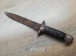 Vtg Ww2 Wwii Bulgarian German Combat Trench Fighting Knife K98 Mauser Dagger