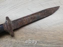Vtg Ww2 Wwii Bulgarian German Combat Trench Fighting Knife K98 Mauser Dagger