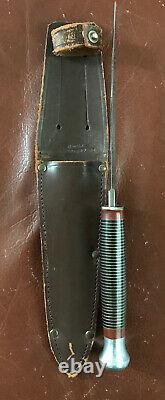 WILLIAM ROGERS ENGLAND Vintage WWII British Commando Dagger Fighting Knife WithSH