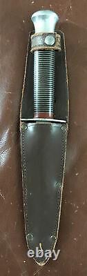 WILLIAM ROGERS ENGLAND Vintage WWII British Commando Dagger Fighting Knife WithSH