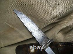 WW! German fighting knife boot knife WWI dagger WWII ww2 theater knife