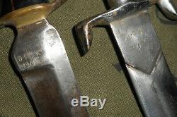 WW II Theater Knife Vet Grouping -WW2 Fighting -Dagger/Duffel/Antique Trench Art