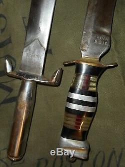 WW II Theater Knife Vet Grouping -WW2 Fighting -Dagger/Duffel/Antique Trench Art