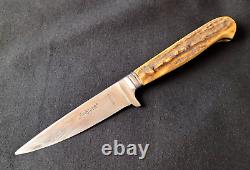 WW1 Genuine German fighting Knife Dagger 1914-1918 War forged steel marked