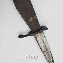 WW1 German original trench knife boot dagger hand combat fighting blade WW2 old