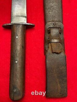 WW1 Rare Austro Hungarian M1917 Boot Fighting Trench Knife/Dagger with Sheath