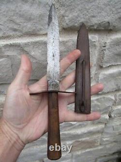 WW1 WW2 rare antique military fighting dagger knife sheath FRENCH ASTIER-PRODON