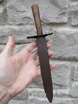 WW1 WW2 rare antique military fighting dagger knife sheath FRENCH ASTIER-PRODON