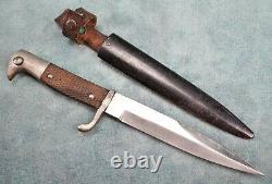 WW1 military German boot trench US vet knife dagger blade estate WW2 Army combat