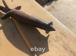 WW2 Case V42 Stiletto Fighting Knife -US FSSF -V-42 Dagger -EXCEPTIONAL Cond