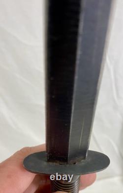 WW2 Fairbairn Sykes Stiletto Dagger Fighting Knife Sheffield England Vtg Antique
