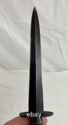 WW2 Fairbairn Sykes Stiletto Dagger Fighting Knife Sheffield England Vtg Antique
