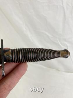 WW2 Fairbairn Sykes Stiletto Dagger Fighting Knife Sheffield England Vtg Antique