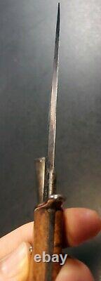 WW2 German Air Force Nahkampfmesser Combat Boot Trench Knife Dagger with Scabbard