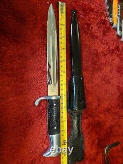 WW2 German Dress Bayonet SS knife R. Klaas Kissing Crane Solingen Dagger Case K98