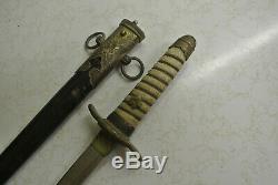 WW2 Japanese Officer's Dagger Fighting Knife withScabbard FREE SHIPPING