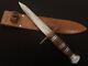Ww2 Theater Fighting Knife -exceptional Dagger -us Military Collection -id'd